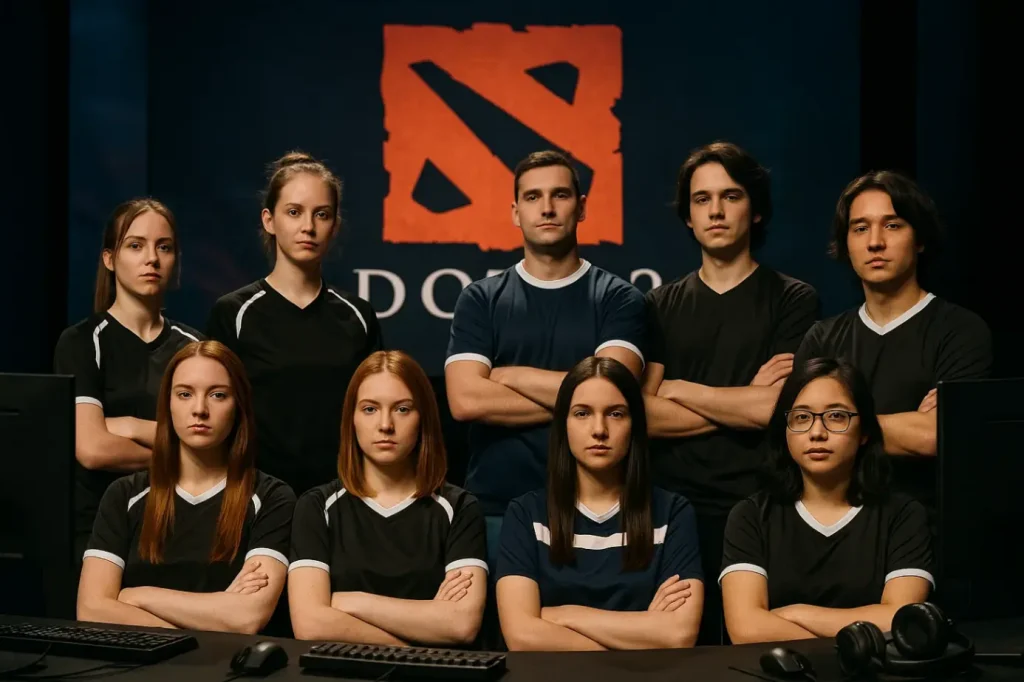 Женские команды Dota 2 2025 и новые смешанные форматы